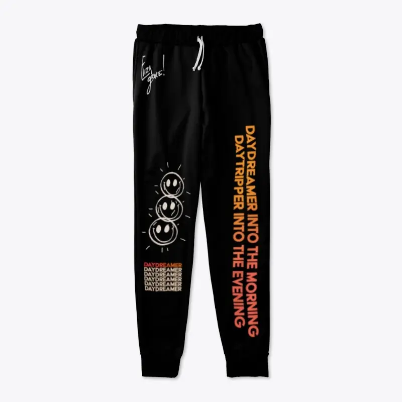 Black Daytripper Joggers