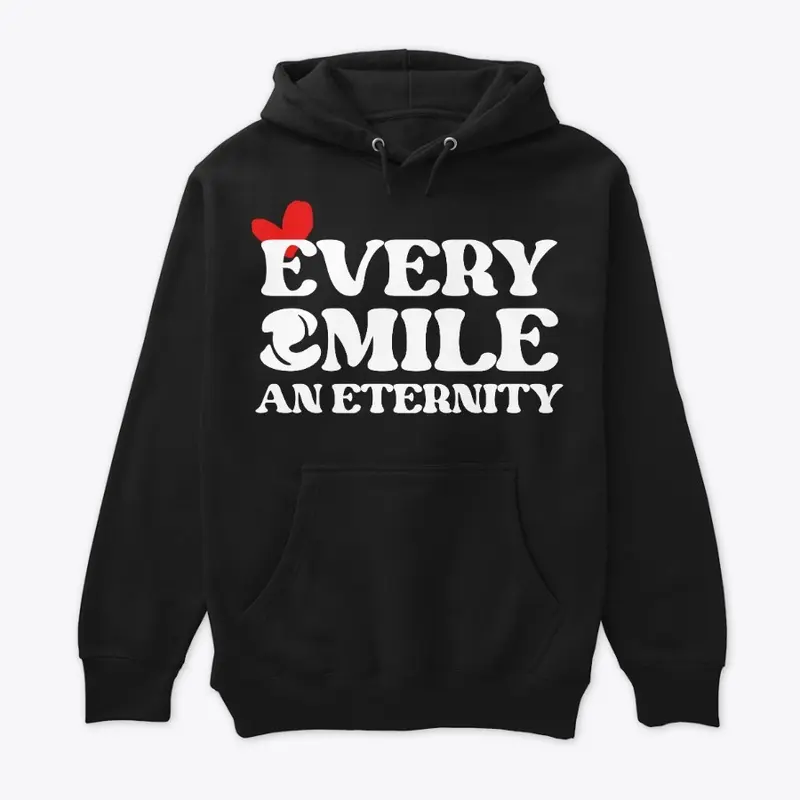 Every Smile Hoodie (relaxed fit) black